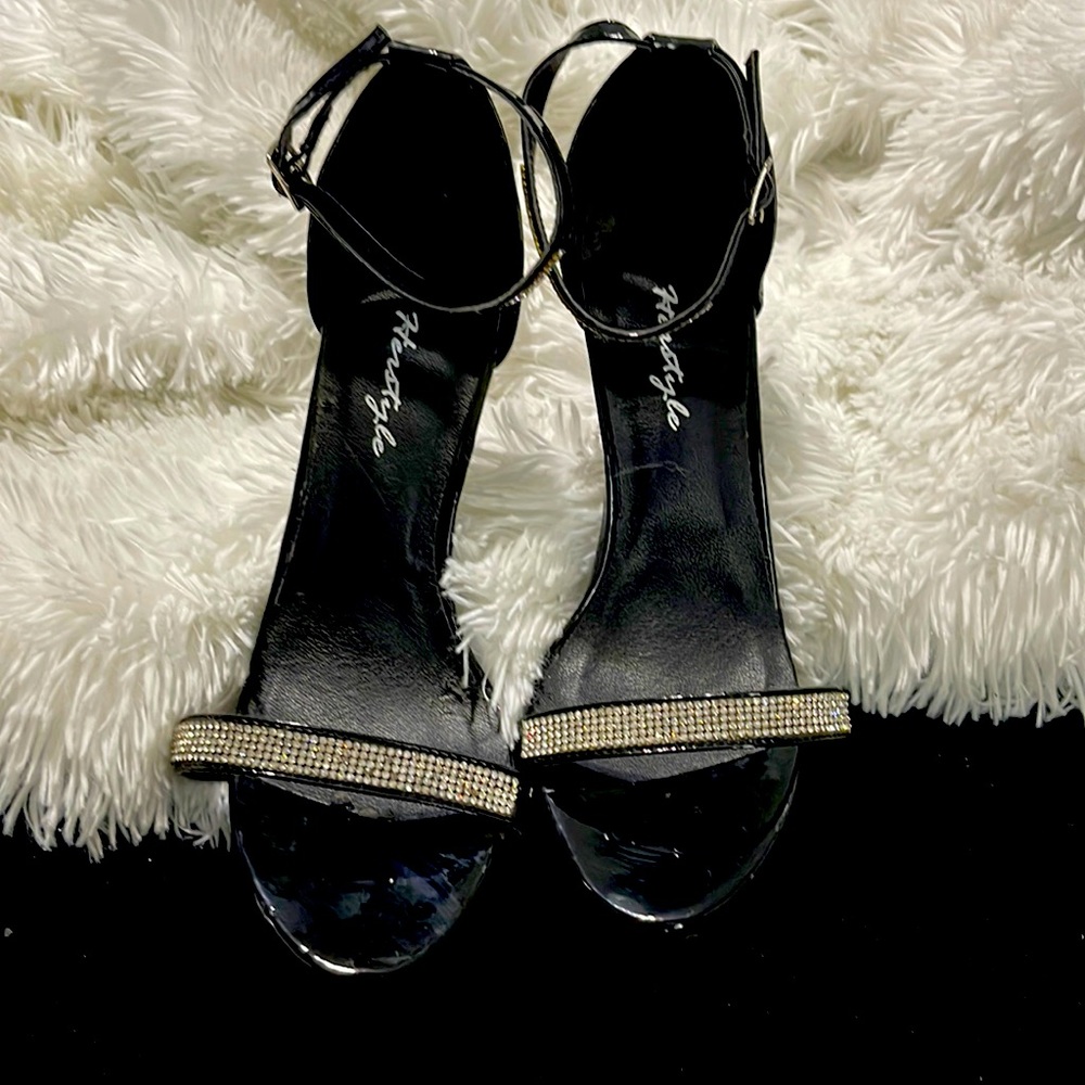 Sexy Bling black heels NEW